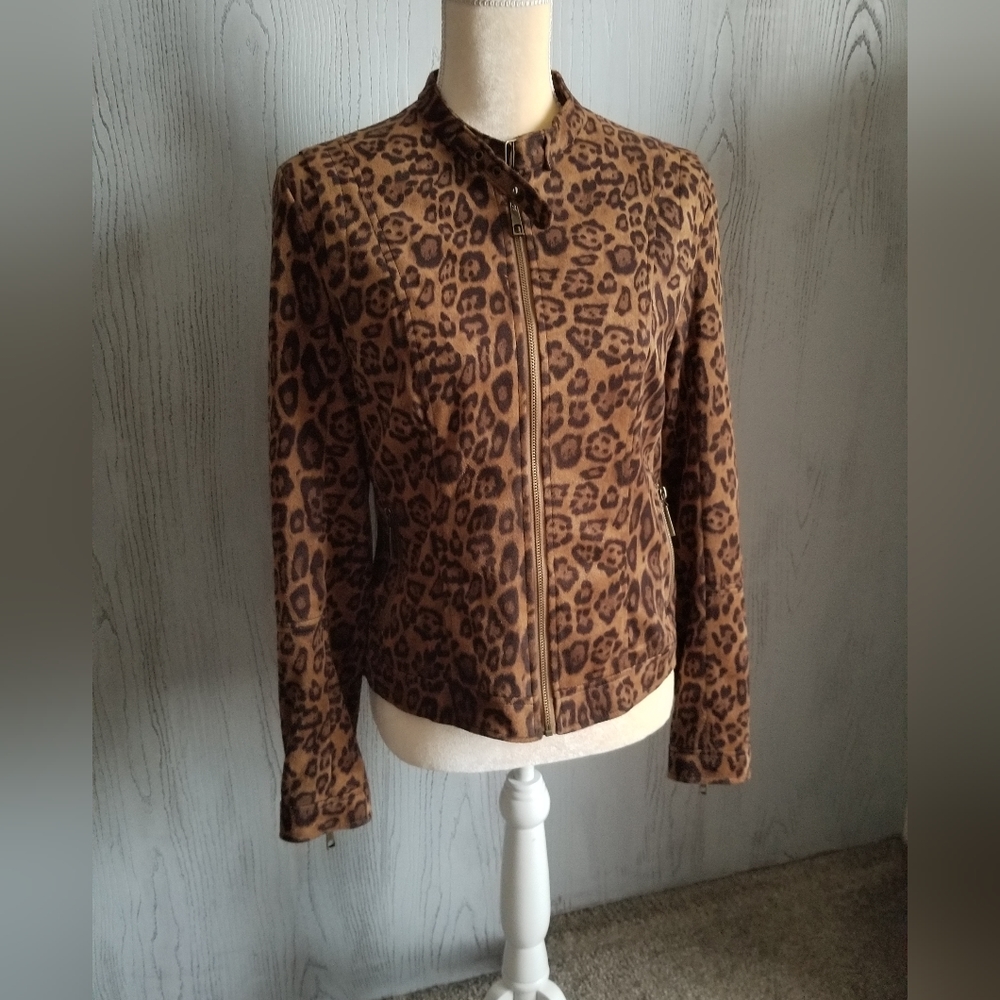 Leopard print jacket